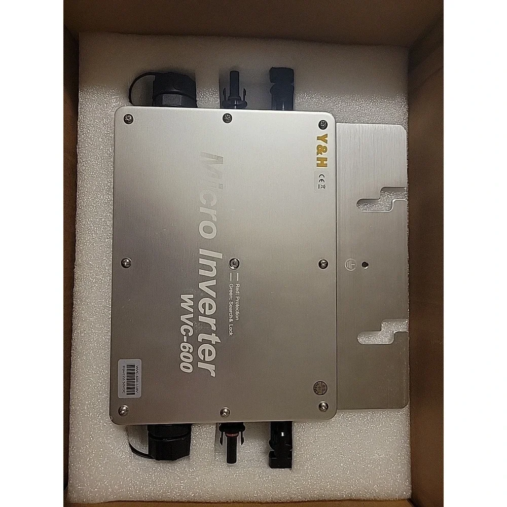 Y&H 600W Solar Grid Tie Micro Inverter with AC Data Monitoring Display Screen...